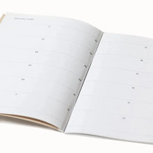 Carica l&#39;immagine nel visualizzatore di Gallery, Monthly Planner Universale in Carta Riciclata -Konobooks-