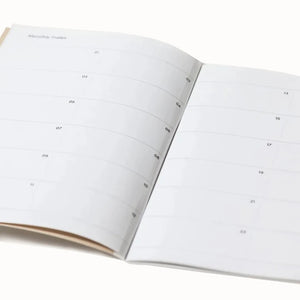 Monthly Planner Universale in Carta Riciclata -Konobooks-