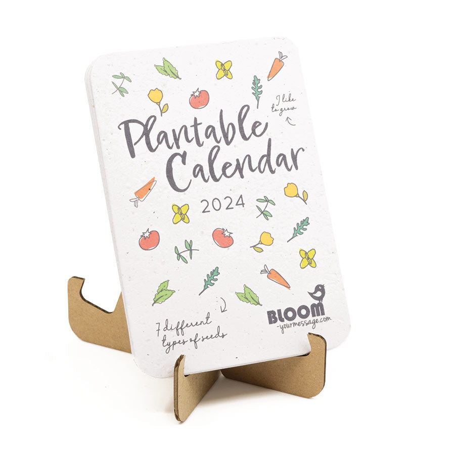 Calendario Piantabile 2024-Bloom Your Message-