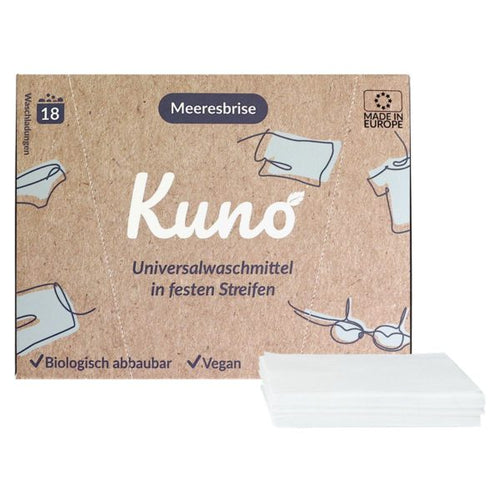 Detersivo Lavatrice in Fogli (18 pz) -Kuno-