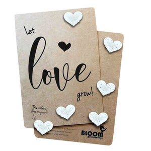 Cartolina con Coriandoli Piantabili -Bloom Your Message- NATURALmente il Negozio Sostenibile 