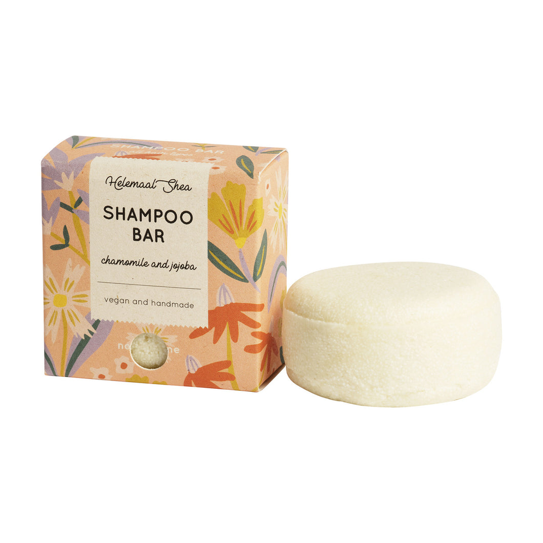 Shampoo Solido Camomilla e Jojoba (Delicato e Senza Profumo) -Helemaal Shea-