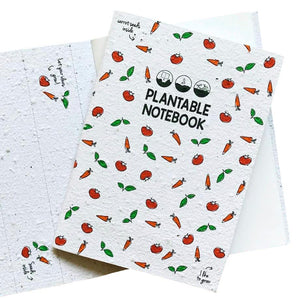 Notebook Piantabile Fantasia Veggie -Bloom Your Message- NATURALmente il Negozio Sostenibile 